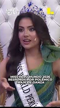 Miss Peru World 2026 responds to controversial dance costume