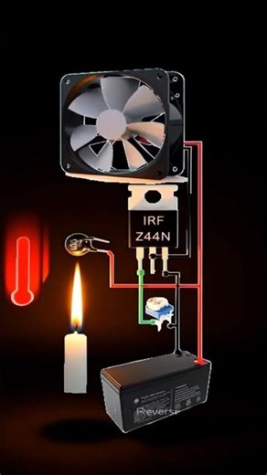 Automatic Fan Control Using Temperature Sensor |#shortvideo #shortsfeed #viral #ai