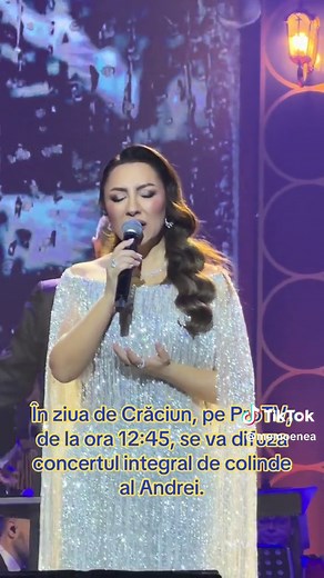 În ziua de Crăciun, pe ProTV, de la ora 12:45, se va difuza concertul integral de colinde al Andrei. @Andra @Catalin Maruta #Reverie #Andra #Cluj #MagicMoments #ForeverGrateful