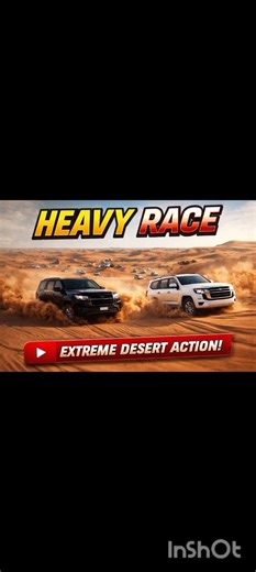 Heavy Race in Desert 🔥 Extreme SUV Off-Road Racing | Sand Dune Car Race 2026#youtubeshorts