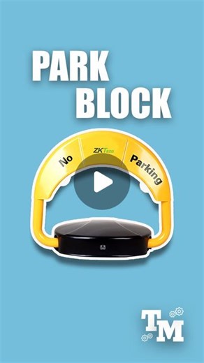 Tech Moments | Genius Way To Stop Parking Spot Thieves Plock 1 by ZKTeco is a parking lock, that can achieve private parking management. Credits: @... | Instagram