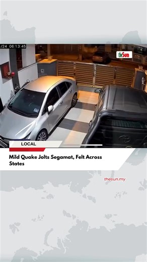 24 Aug 2025: A rare 4.1-magnitude earthquake struck near Segamat, Johor, at 6.13am today (24/8). Though mild, tremors were felt as far as Negeri Sembilan, Melaka and southern Pahang even setting off car alarms 🚨 Stay safe and alert. 💡 #theSun #theSunMY #MalaysiaNews #Earthquake #Segamat #Johor #GempaBumi | The Sun Malaysia