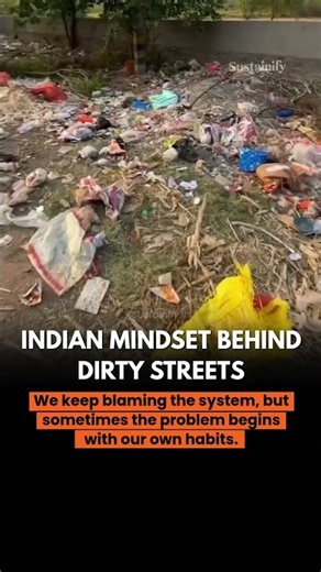One person throws garbage. Then everyone assumes, “This must be the dumping spot.” 🚯
