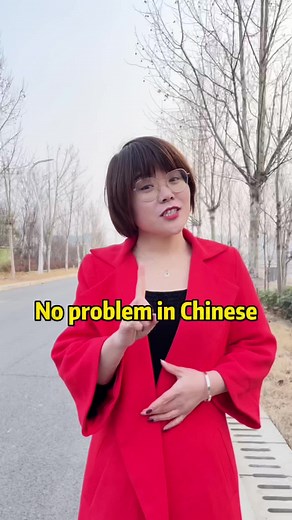 No problem in Chinese #learnontiktok #chineseteacher #foryoupage #中文学习 #chinese #education #chineseculture #noproblem