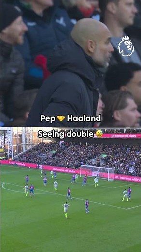 Pep Guardiola and Erling Haaland BECOME ONE 😅
