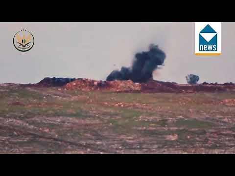 T 90 tank was hit by a rocket in Syria but it survived