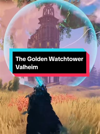 The Golden Watchtower - Valheim! #valheim #enshrouded #survivalgame #videogames #gamingontiktok