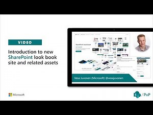 Introduction to SharePoint look book site and related assets