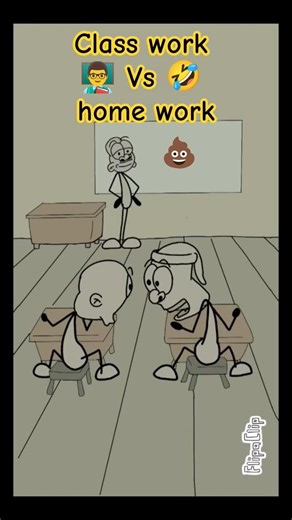 Home work vs class work 🤣#schooldays #funny