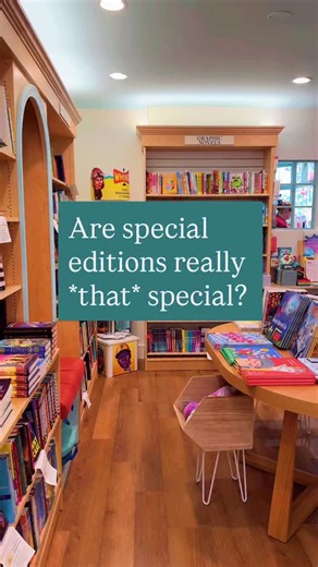 This fall has brought us some GORGEOUS special editions! At Children’s Institute last summer, I attended a fascinating panel about the different shopping habits of boomers versus millennials. The one thing both generations agree on when it comes to kids books? Special editions are worth the splurge! 🤣🤩 Here are some of my favorites (in reel order): C. S. Lewis’s THE CHRONICLES OF NARNIA: a 75h anniversary seven-in-one edition with shimmery metallic cover art, gorgeous endpaper maps, vivid spra