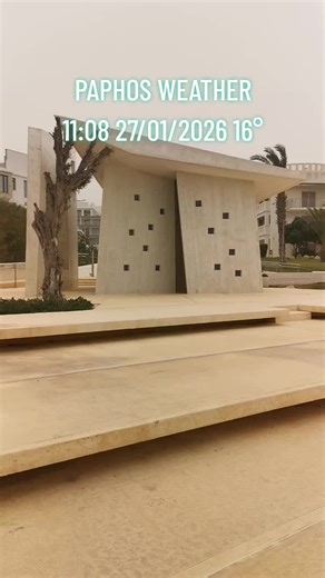 Check out today's weather in Paphos - Cyprus #cyprus #paphos #weather