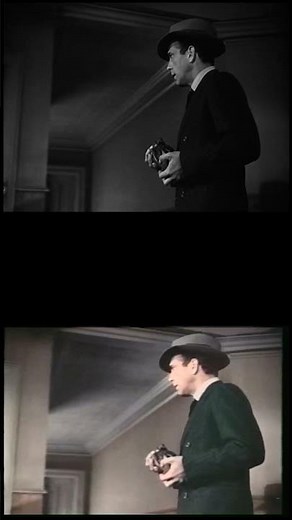 The Maltese Falcon (1941) - "The stuff that dreams are made of" Scene [Official Colorization]