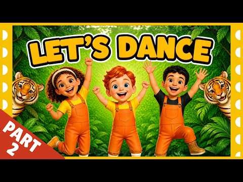 Jungle Dance Song for Kids - Part 2 | School Program Dance for Kids | Kids Dance Song | Animal Song