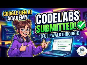How to Submit Google Gen AI Academy APAC Codelabs (Step-by-Step) 🚀 Don’t Miss This!” #genai