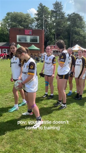 Gaelic Football: When Your Bestie Misses Training