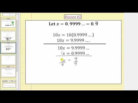 Does 0.9999… = 1?