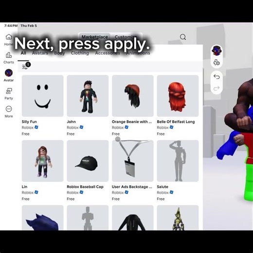 How to get free items in Roblox