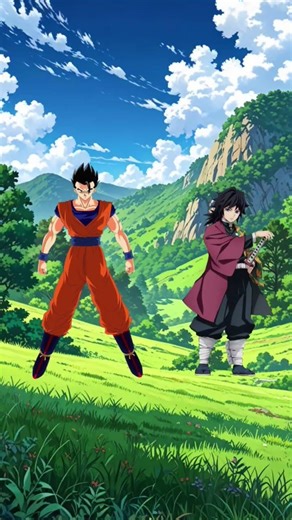 Gohan vs Demon Slayer characters | #shorts