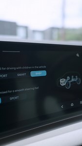 Turn on Baby Mode and enjoy a smoother ride for everyone on board. Designed with young travellers in mind, Baby Mode softens acceleration and creates a calmer, more comfortable journey. Whether it’s naptime or playtime, this feature helps keep the drive peaceful for all passengers, big or small. Learn more: https://bit.ly/4gGeDmQ | Hyundai Australia