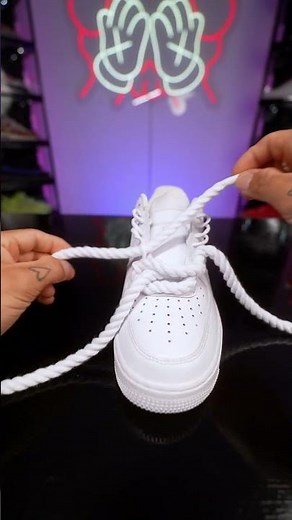 HOW TO ADD ROPE LACES TO YOUR SNEAKERS