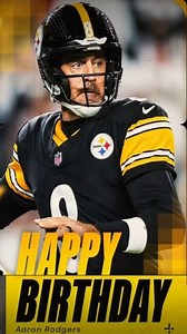 🎉 HAPPY BIRTHDAY, AARON RODGERS! 🎉 The legendary QB turns 42 today! From impossible throws to unforgettable clutch moments, Rodgers has given football fans a highlight reel that’ll live forever. Here’s to greatness, longevity, and one of the smoothest arms the game has ever seen. Enjoy your day, 12! 🎂🔥 #AaronRodgers #happybirthday #NFL #legend #QB12 #Steelers #steelersfootball #SteelersNation | English real