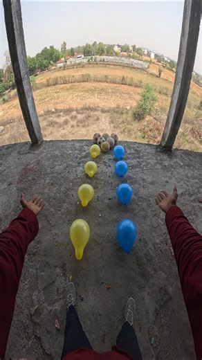 new parkour football ⚽️ and balloon🎈🤩 challenge.?? #ytshorts #football #parkour #viral #shorts #pov