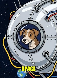 🇺🇸 Did The First Dog In Space Survive 😥🗽 #laika #dogsofusa #dogfacts #doggosoftiktok #spacedog