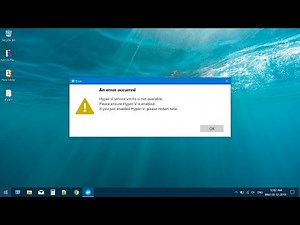 Docker Desktop Error(Windows) - Hyper V Service vmms is not available