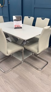 🚨 SPECIAL OFFER €999 🚨 Get the Rafael 1.6m extending table with x 6 Luca dining chairs for only €999, extends from 160cm to 200cm 🏡 While stocks last, go go go 🏃🏼‍♀️ | Rightstyle Furniture Dublin