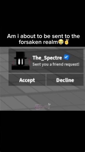 PLEASE SPARE ME SPECTRE😭✌️ #roblox #forsaken #forsakenroblox