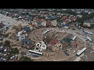 The Dam Burst Suddenly – A Riverside Farming Village Was Drowned Instantly | Short Film