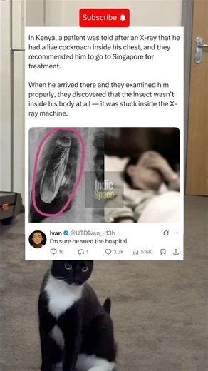 It was stuck inside the x-ray machine 😳 #viral
