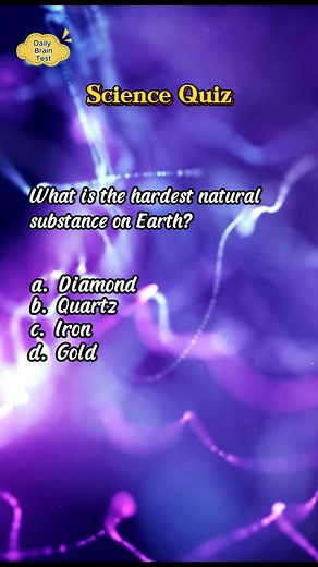 40K views · 1.2K reactions | Test your science knowledge by answering this short quiz. #science #sciencefacts #elements #knowledgeispower #educational | Daily Brain Quiz | Facebook