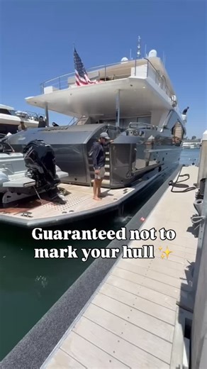 ProFender America 🇺🇸 on Instagram: "Sometimes mistakes happen… ProFender takes care of that ✨ Where boat fenders cause stress, we make it really simple. Moor directly against your dock with ProFender. Guaranteed not to mark your boat and comes with a 5 year warranty."