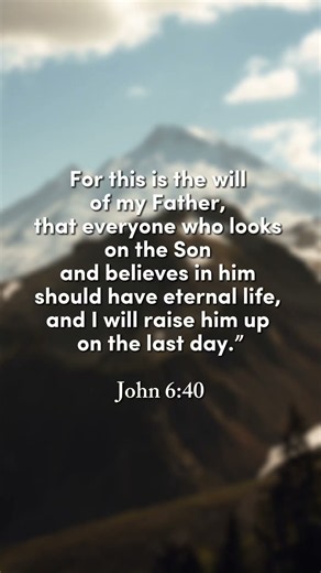 John 6:40 📖 🤲🥖 Sharing with you the Bread of Life