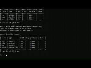 MYSQL Create query | MYSQL Tutorials