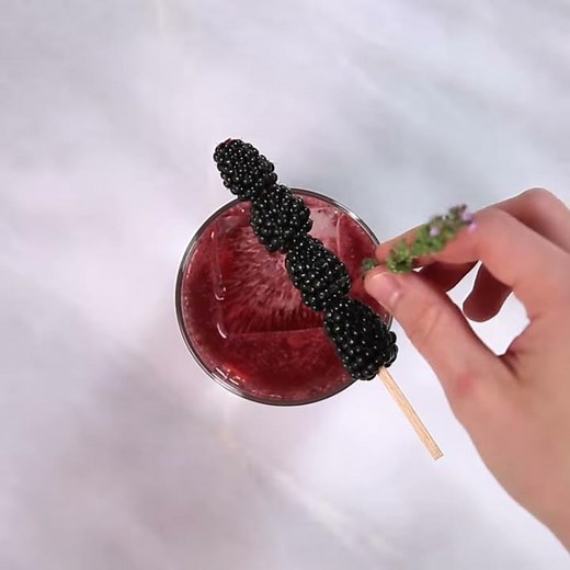 Blackberry Crush Cocktail