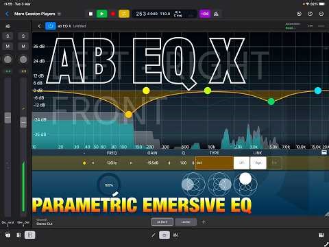 aB EQ X - Parametric Emersive Equaliser - Walkthrough & Demo for the iPad