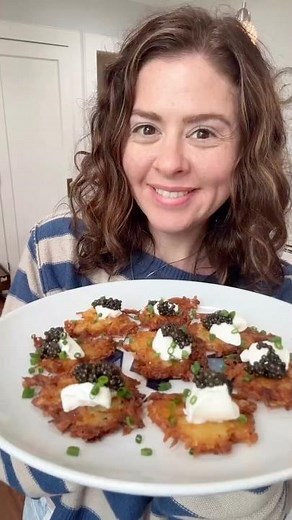 Light & Crispy Potato Latkes!