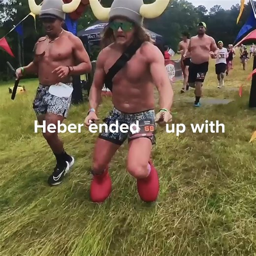 Ever wondered what it would be like to run a half marathon while wearing 7 lbs worth of giant…red…boots? Well, good news, Heber Cannon from the Buttery Bros actually did it. #UnlockYourself | WHOOP | Facebook