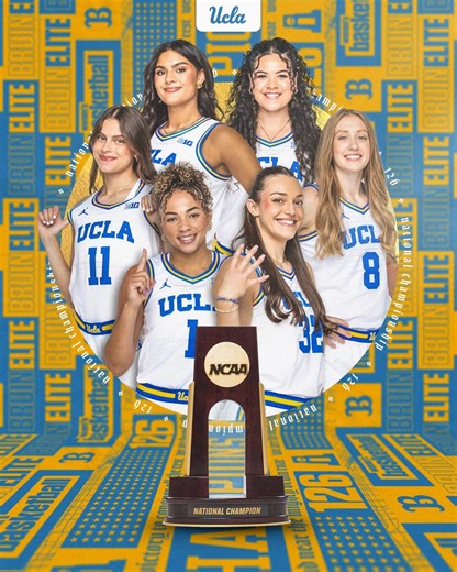 8-CLAP FOR @UCLAWBB!! Congratulations, Bruins 🐻🏆