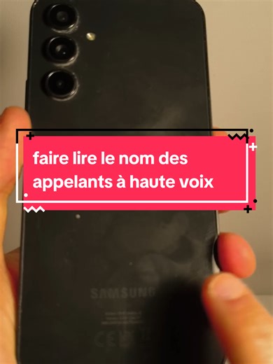 Activez la lecture du nom de l'appelant sur Samsung