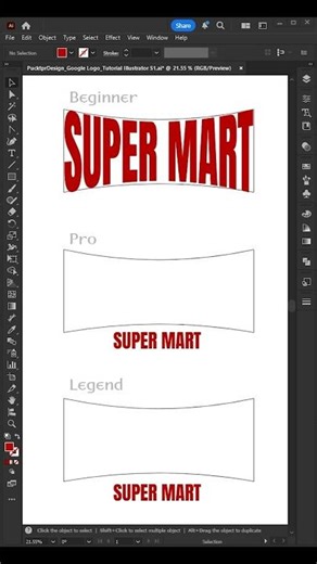 ADOBE ILLUSTRATOR HACK: Create AMAZING Text Shapes with 3 Simple Tools