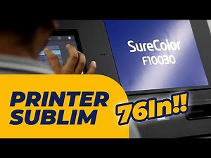Install Printer Sublimasi 76 Inch | Epson SureColor SC-F10030