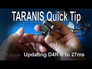 D4R-II Firmware Upgrade to 27ms - Full, simple overview and demo (USB cable from Banggood.com)