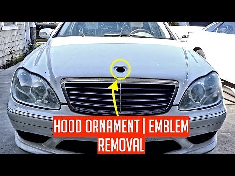 Mercedes Hood Emblem Removal | Mercedes Hood Ornament Replacement
