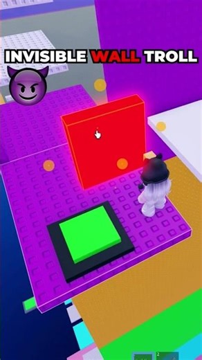 roblox invisible wall troll 🤯