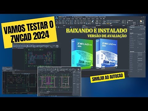 BAIXANDO E INSTALANDO O ZWCAD 2024