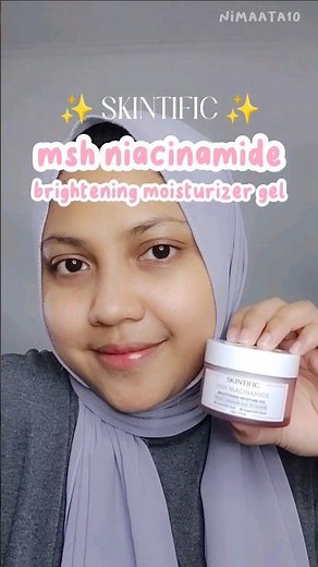 Msh Niacinamide Brightening Moisturizer Gel by Skintific