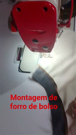 montagem de forro de bolso #costurando #costura